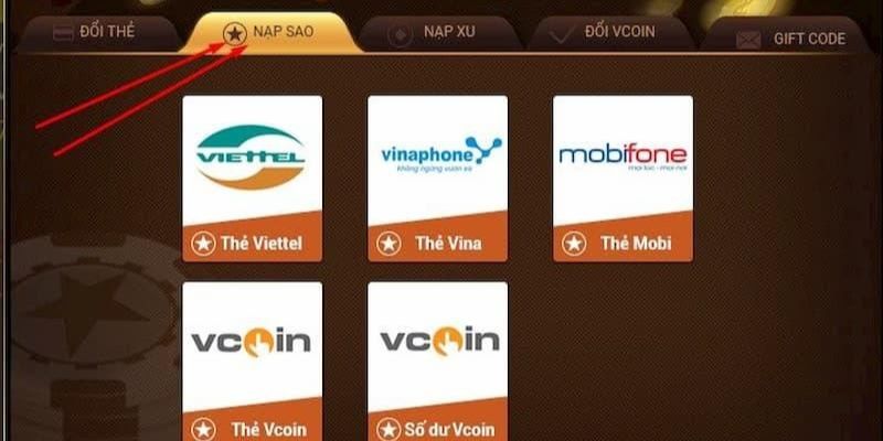 Nạp tiền nổ hũ với các phương thức