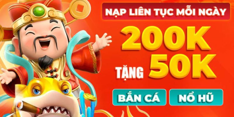 Ưu đãi hoàn trả nổ hũ